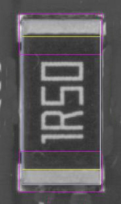 Pic of resistor with small pads