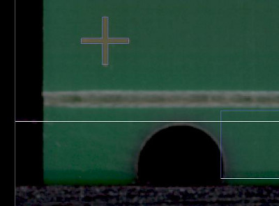 Tool strip with locating hole